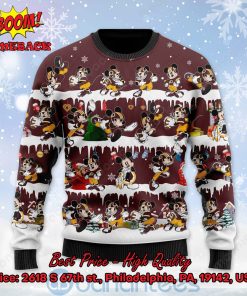 washington redskins mickey mouse postures style 2 ugly christmas sweater 2 gsghO