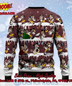 washington redskins mickey mouse postures style 2 ugly christmas sweater 3 s4iER