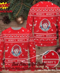Wendy’s Reindeer Ugly Christmas Sweater