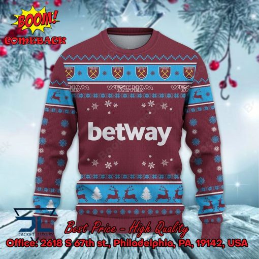 West Ham United Mascot Ugly Christmas Sweater
