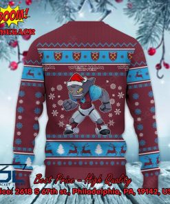 west ham united mascot ugly christmas sweater 3 FKDP2