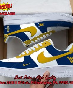 West Virginia Mountaineers NCAA Nike Air Force Sneakers