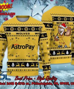 Wolverhampton Wanderers Mascot Ugly Christmas Sweater