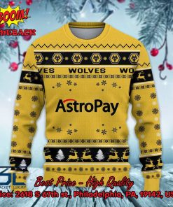wolverhampton wanderers mascot ugly christmas sweater 2 MQA2K
