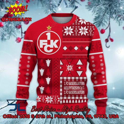 1. FC Kaiserslautern Big Logo Ugly Christmas Sweater