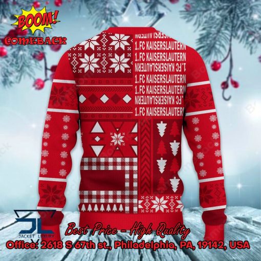 1. FC Kaiserslautern Big Logo Ugly Christmas Sweater