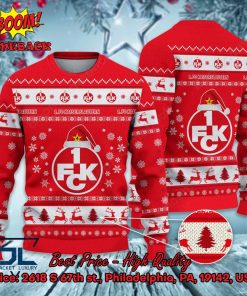 1. FC Kaiserslautern Logo Santa Hat Ugly Christmas Sweater