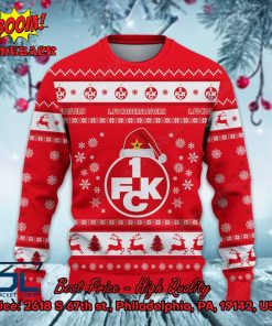1 fc kaiserslautern logo santa hat ugly christmas sweater 2 f017T