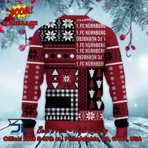 1. FC Nurnberg Big Logo Ugly Christmas Sweater