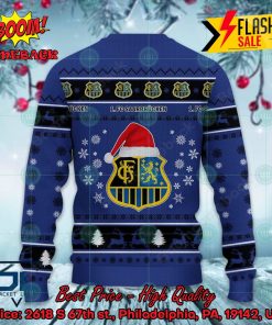 1 fc saarbrucken logo santa hat ugly christmas sweater 3 Qh7eo