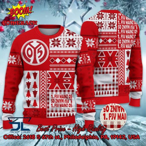 1. FSV Mainz 05 Big Logo Ugly Christmas Sweater
