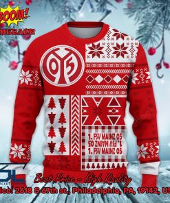 1 fsv mainz 05 big logo ugly christmas sweater 2 0KQl9