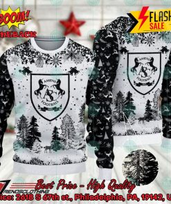 Amiens SC Big Logo Pine Trees Ugly Christmas Sweater
