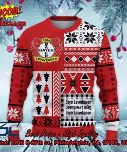 Bayer 04 Leverkusen Big Logo Ugly Christmas Sweater