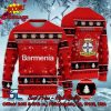 Borussia Dortmund Logo Santa Hat Ugly Christmas Sweater