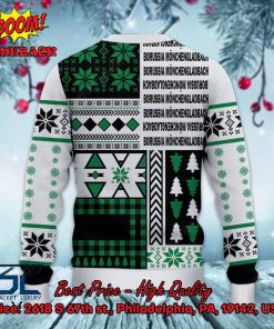 borussia monchengladbach big logo ugly christmas sweater 3 1TktY