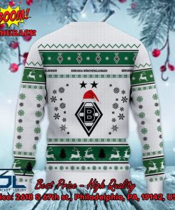 borussia monchengladbach logo santa hat ugly christmas sweater 3 uxth2