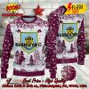Burnley FC Disney Characters Personalized Name Ugly Christmas Sweater
