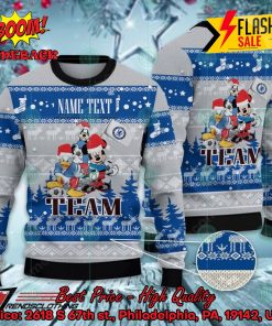 Chelsea Disney Characters Personalized Name Ugly Christmas Sweater