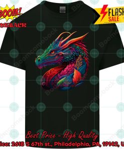 Colourful Dragon Fantasy T-shirt