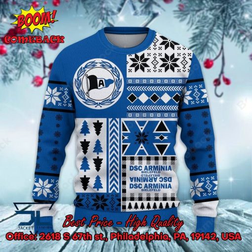 DSC Arminia Bielefeld Big Logo Ugly Christmas Sweater