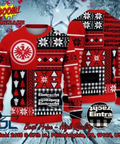 Eintracht Frankfurt Big Logo Ugly Christmas Sweater