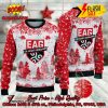 Clermont Foot Auvergne 63 Big Logo Pine Trees Ugly Christmas Sweater