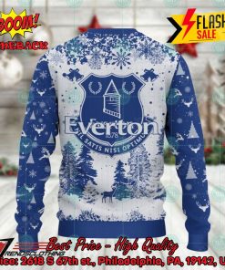 everton big logo pine trees ugly christmas sweater 3 e5NM8