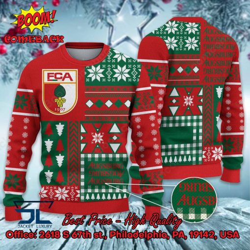 FC Augsburg Big Logo Ugly Christmas Sweater