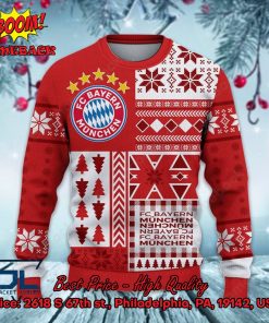 fc bayern munchen big logo ugly christmas sweater 2 moKwJ