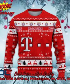 fc bayern munchen logo santa hat ugly christmas sweater 2 IuDGN