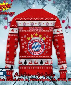 fc bayern munchen logo santa hat ugly christmas sweater 3 1pLj4