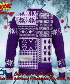 fc erzgebirge aue big logo ugly christmas sweater 3 2HwwH