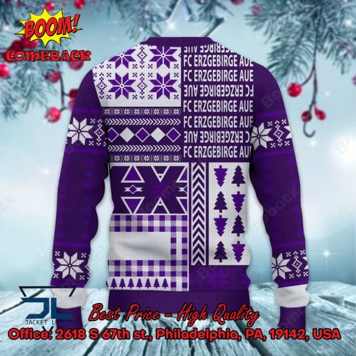 FC Erzgebirge Aue Big Logo Ugly Christmas Sweater