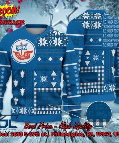 FC Hansa Rostock Big Logo Ugly Christmas Sweater
