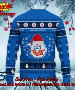 fc hansa rostock logo santa hat ugly christmas sweater 3 f3jod