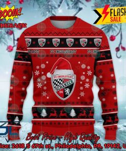 fc ingolstadt 04 logo santa hat ugly christmas sweater 2 6h1Iw