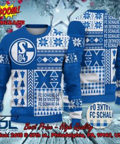 FC Schalke 04 Big Logo Ugly Christmas Sweater