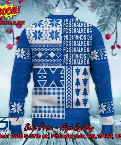 fc schalke 04 big logo ugly christmas sweater 3 N2zDZ