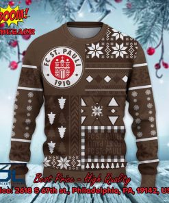 FC St. Pauli Big Logo Ugly Christmas Sweater