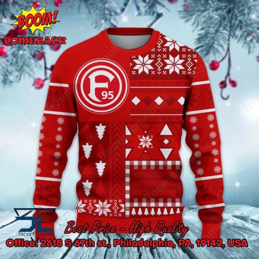 Fortuna Dusseldorf Big Logo Ugly Christmas Sweater