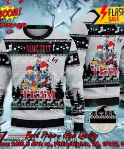 Fulham Disney Characters Personalized Name Ugly Christmas Sweater