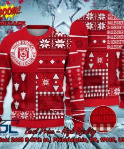 Hallescher FC Big Logo Ugly Christmas Sweater