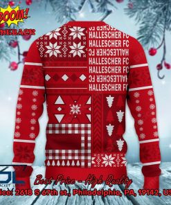 hallescher fc big logo ugly christmas sweater 3 hF6sW