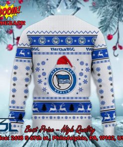 hertha bsc logo santa hat ugly christmas sweater 3 CyWmd