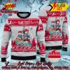 Luton Town FC Big Logo Pine Trees Ugly Christmas Sweater