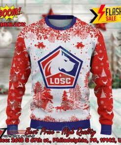 losc lille big logo pine trees ugly christmas sweater 2 yRpi9