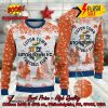 Luton Town FC Disney Characters Personalized Name Ugly Christmas Sweater