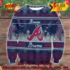Valenciennes FC Big Logo Pine Trees Ugly Christmas Sweater