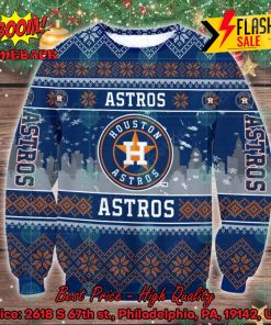 MLB Houston Astros Big Logo Ugly Christmas Sweater